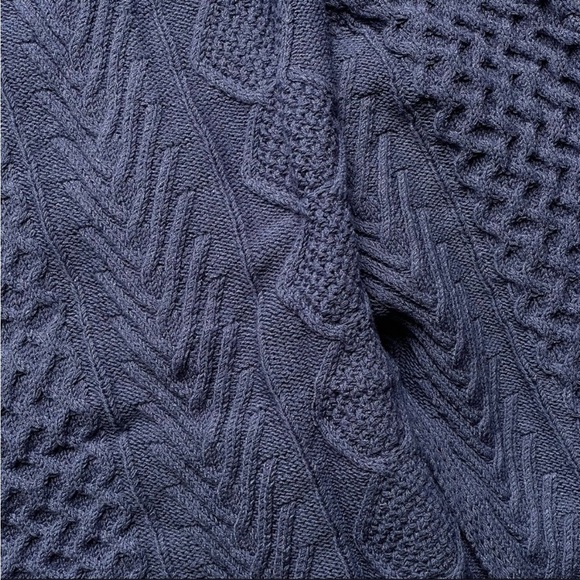 Shopbop Sokie Collective Tank Sweater Long Sleeve Purplish Blue Large NWT - Picture 12 of 13